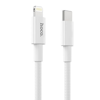 Kabel USB C do Lightning Hoco PD 3A 20W 1 m X56 biały