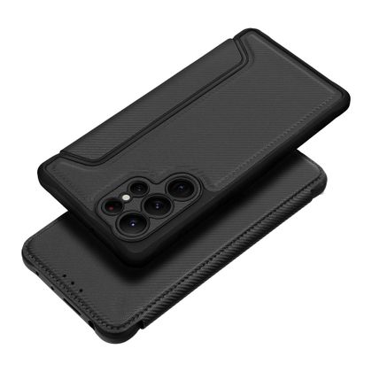 Etui z klapką na Samsung S25 ULTRA Razor Book czarne