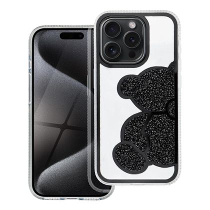 Etui na iPhone 16 PRO Teddy Bear czarne