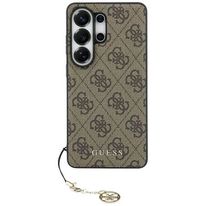 GUESS futerał do SAMSUNG S26 Ultra GUHMS26LGF4GBR (PU 4G Classic Logo with Charm) brązowy