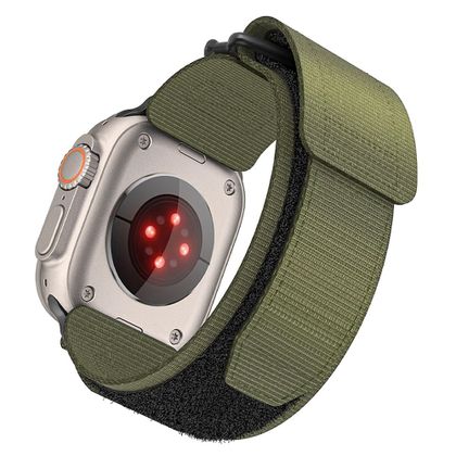 Pasek do Apple Watch Forcell F-Design FA05 rzep nylon 38 / 40 / 41 mm zielony