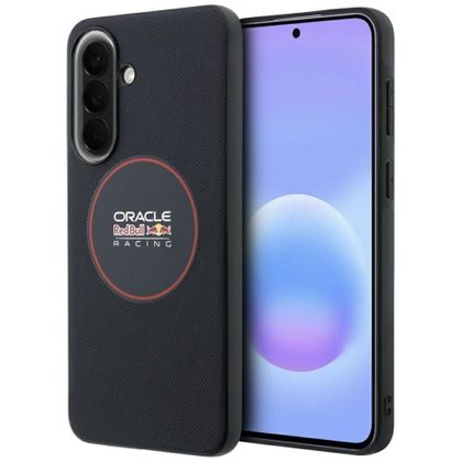RED BULL futerał do SAMSUNG A57 RBHCA5724PUILVR (Meshed PU Red Ring & Metal Buttons) granatowy