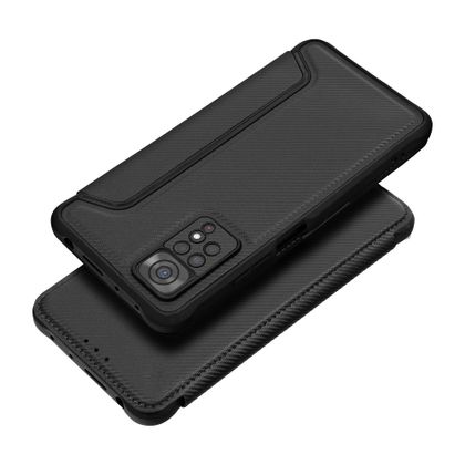 Etui z klapką na Xiaomi Redmi NOTE 14 4G (GLOBAL - 164,84mm x 78,15mm x 8,16mm) Razor Book czarne