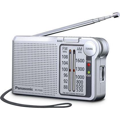 Radio kieszonkowe PANASONIC RF-P150DEG-S Silver, TV- AFC srebrne