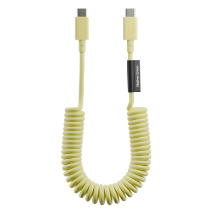 Native Union Pop Cable - kabel USB-C - USB-C, 1,2 m 60W (lemon)