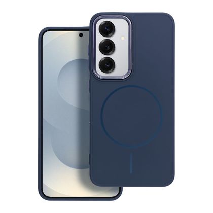 Etui na Samsung S25 FE Frame Mag Cover zgodne z MagSafe granatowe