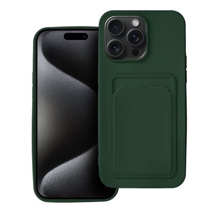 Etui na iPhone 15 PRO MAX Card Case zielone