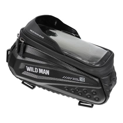 WILDMAN sakwa rowerowa na ramę na zamek 1,2L (4" - 7") ES10 czarna