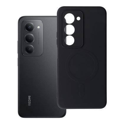 Etui na Xiaomi Redmi 15 4G / 5G (171,1mm) Silicone Mag Cover zgodne z MagSafe (camera protection) czarne