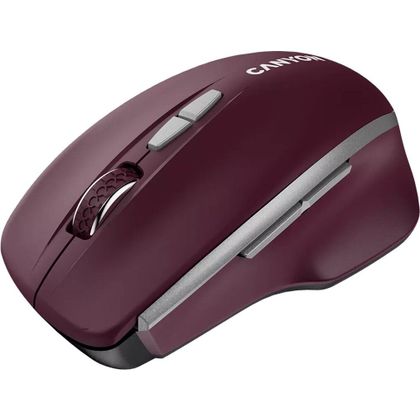 Myszka bezprzewodowa BT 1600 dpi CANYON MW-21 czerwona