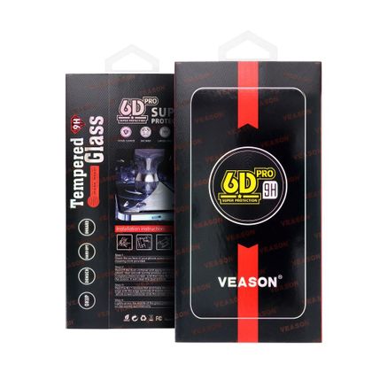 Szkło Hartowane 6D do Xiaomi Redmi 10C / 12C - Veason Pro Glass czarne