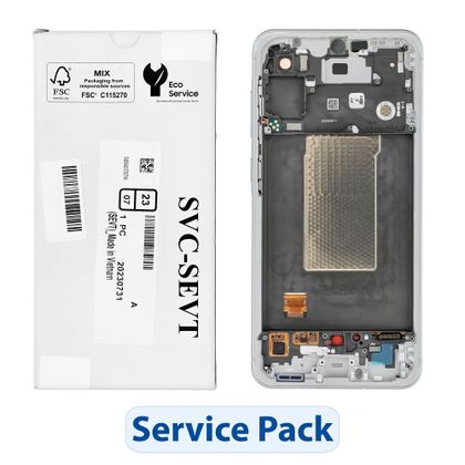 ServicePack Wyświetlacz LCD do SAMSUNG A56 5G A566B Gray GH82-36829B