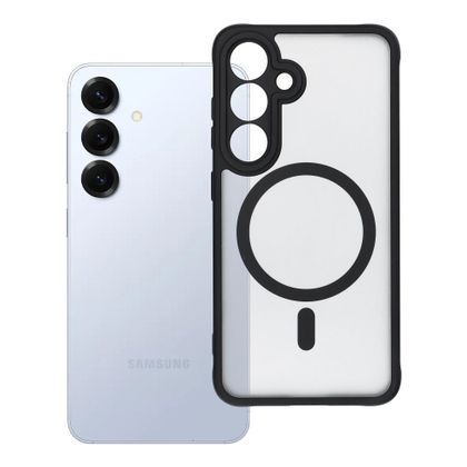 Etui na Samsung S25 Full Matte Mag Cover zgodne z MagSafe czarne