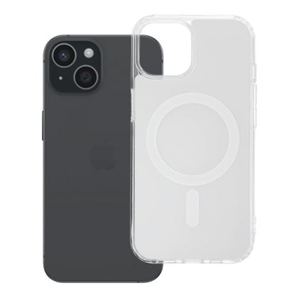 Etui na iPhone 15 Clear Fusion Mag Cover zgodne z MagSafe białe