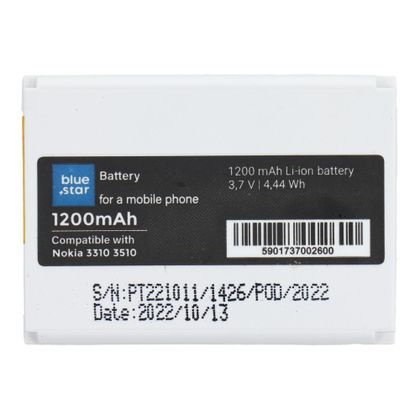 Bateria do Nokia 3310 / 3510 1200 mAh Blue Star