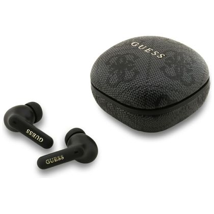 Słuchawki bezprzewodowe douszne Guess TWS ENC 4G Classic Metal Logo czarne