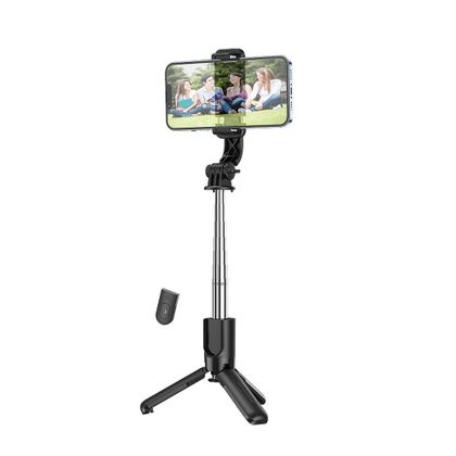 Selfie stick Hoco tripod z pilotem bezprzewodowym K17 czarny