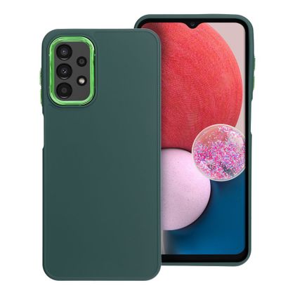 Etui na Samsung A13 4G Frame zielone