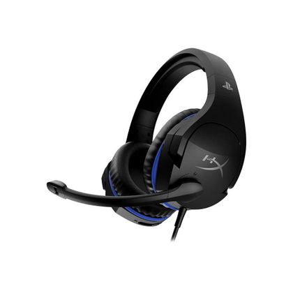 Słuchawki przewodowe nauszne Jack 3,5 mm HyperX Cloud Stinger PlayStation czarno niebieskie
