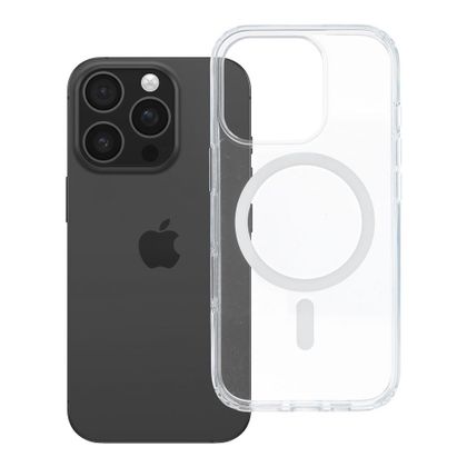 Etui na iPhone 16 PRO Clear Mag Cover Elite (Str / NIEŻÓŁKNĄCY / Camera Control Button) zgodne z MagSafe transparentne
