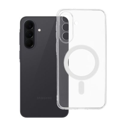 Etui na Samsung A37 5G Clear Case 2 mm Mag Cover zgodne z MagSafe (camera protection) transparentne