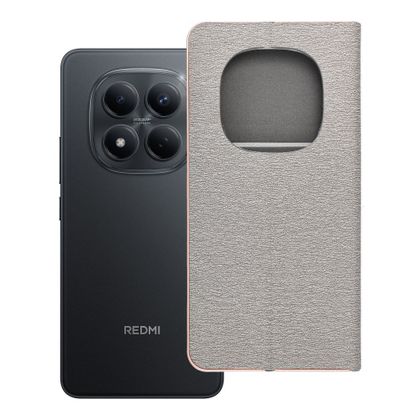 Etui z klapką na Xiaomi Redmi NOTE 15 PRO 5G Luna Book Gold srebrne