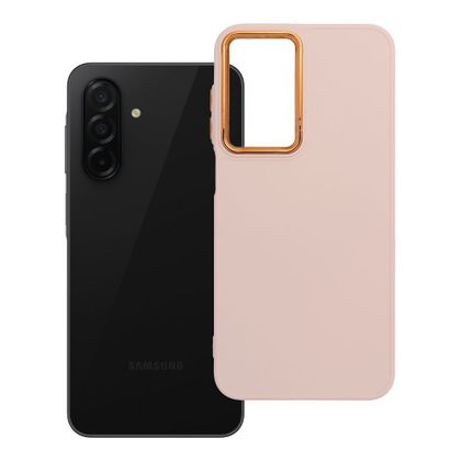 Etui na Samsung A26 5G Frame pudrowy róż