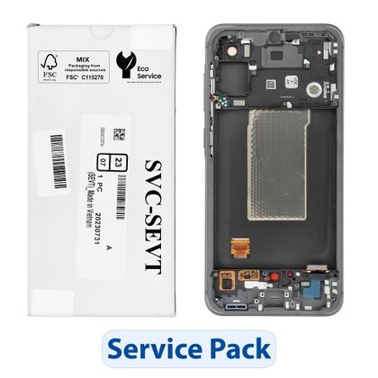 ServicePack Wyświetlacz LCD do SAMSUNG A56 5G A566B Graphite GH82-36829A