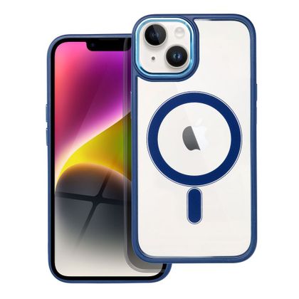Etui na iPhone 14 Color Edge Mag Cover zgodne z MagSafe niebieskie
