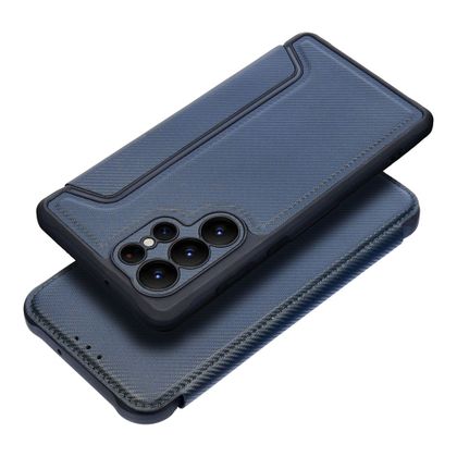 Etui z klapką na Samsung A36 5G Razor Book niebieskie