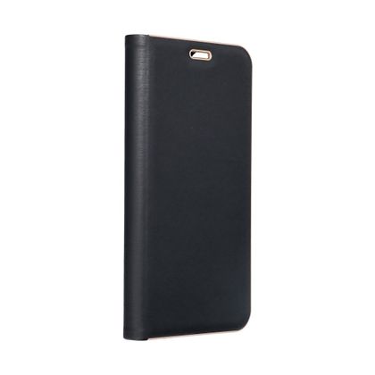 Etui z klapką na Samsung A17 / A18 Luna Book Gold czarne