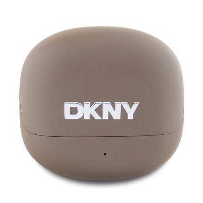 Słuchawki bezprzewodowe douszne Dkny TWS Satiny Finish DKTWST6AEHLW brązowe