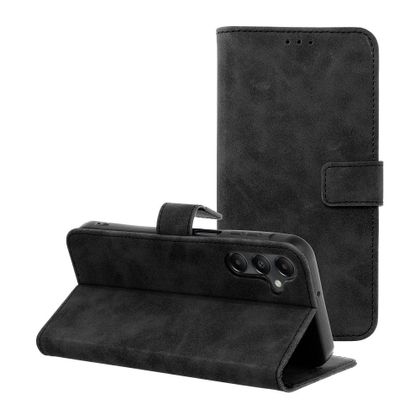 Etui z klapką na Samsung A15 4G / A15 5G Tender Book czarne