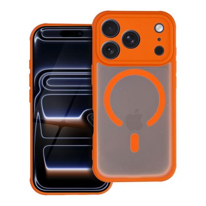 Etui na iPhone 17 Full Matte Mag Cover zgodne z MagSafe pomarańczowe