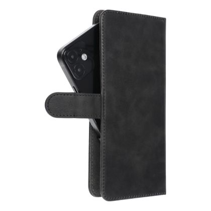 Etui z klapką na Samsung A12 / A13 4G / A34 5G / A02s / Xiaomi Redmi 12 4G / 12C / NOTE 12 4G / 12 PRO 5G Oppo A53s / A72 / A92 Common Book rozmiar XL czarne