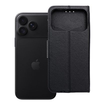 Etui z klapką na iPhone 17 PRO MAX / 18 PRO MAX Fancy Book czarne