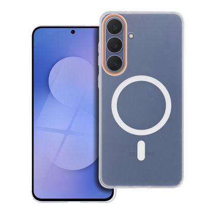 Etui na Samsung A36 Go Orange zgodne z MagSafe transparentne
