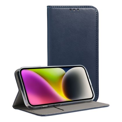 Etui z klapką na Samsung A15 5G Smart Magneto granatowe