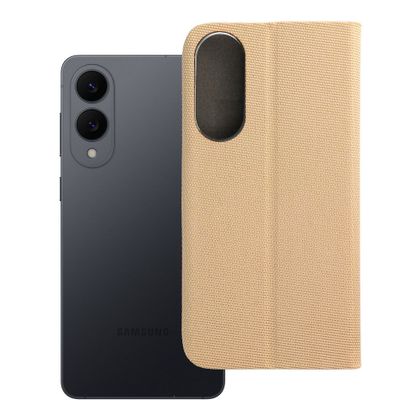 Etui z klapką na Samsung S25 EDGE Sensitive Book złote
