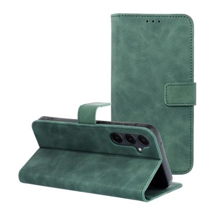 Etui z klapką na Samsung A55 5G Tender Book zielone