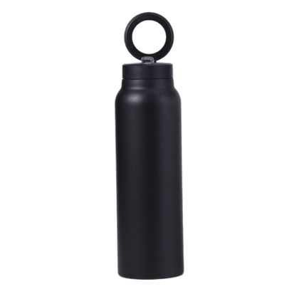 Butelka / bidon na wodę metal z uchwytem kompatybilnym z Magsafe 950ml czarny