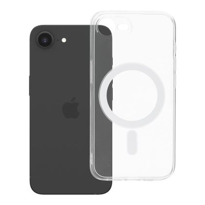 Etui na iPhone 16e (SE4 2025) / 17e Clear Case 2 mm Mag Cover zgodne z MagSafe (camera protection) transparentne
