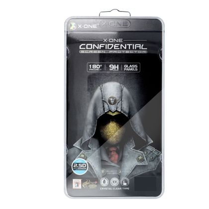 Szkło hartowane do iPhone 13 / 13 PRO / 14 / 16e / 17e (SE 4 2025) 6,1" X-One Full Cover Extra Strong Privacy (full glue) czarne