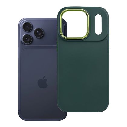 Etui na iPhone 17 Pro / 18 Pro (low camera edge) Frame zielone