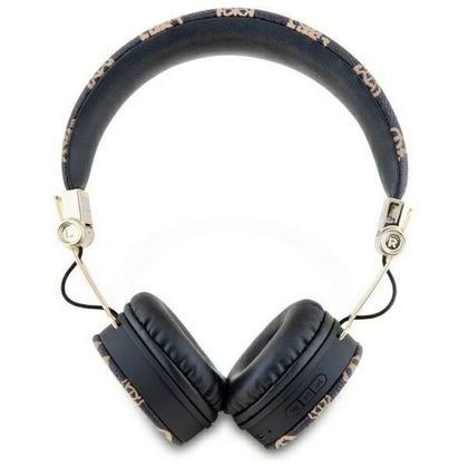 GUESS słuchawki bezprzewodowe bluetooth nagłowne ENC GUBH70EPOSMK (PU 4G Peony Script Round Shape) czarne