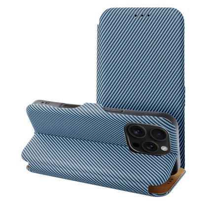 Etui z klapką na iPhone 14 PRO MAX Folio Side Magnet niebieskie