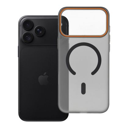 Etui na iPhone 18 Pro Max / 17 Pro Max Go Orange zgodne z MagSafe czarne