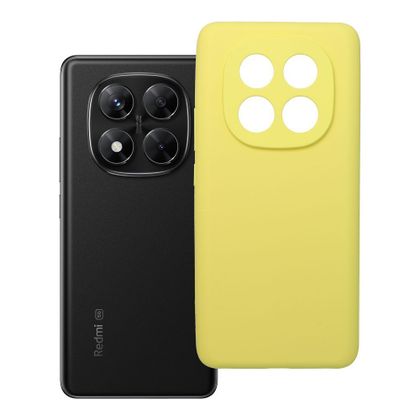 Etui na Xiaomi Redmi Note 14 PRO 5G Silicone 2mm (camera protection) zółte
