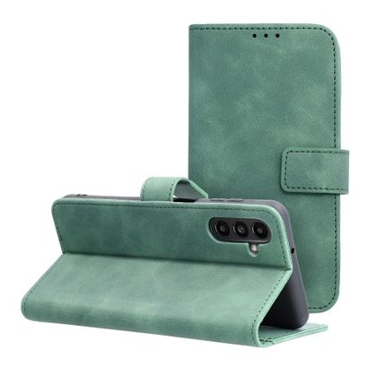 Etui z klapką na Samsung A13 5G / A04S Tender Book zielone