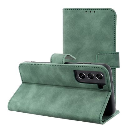 Etui z klapką na Samsung S21 FE Tender Book zielone